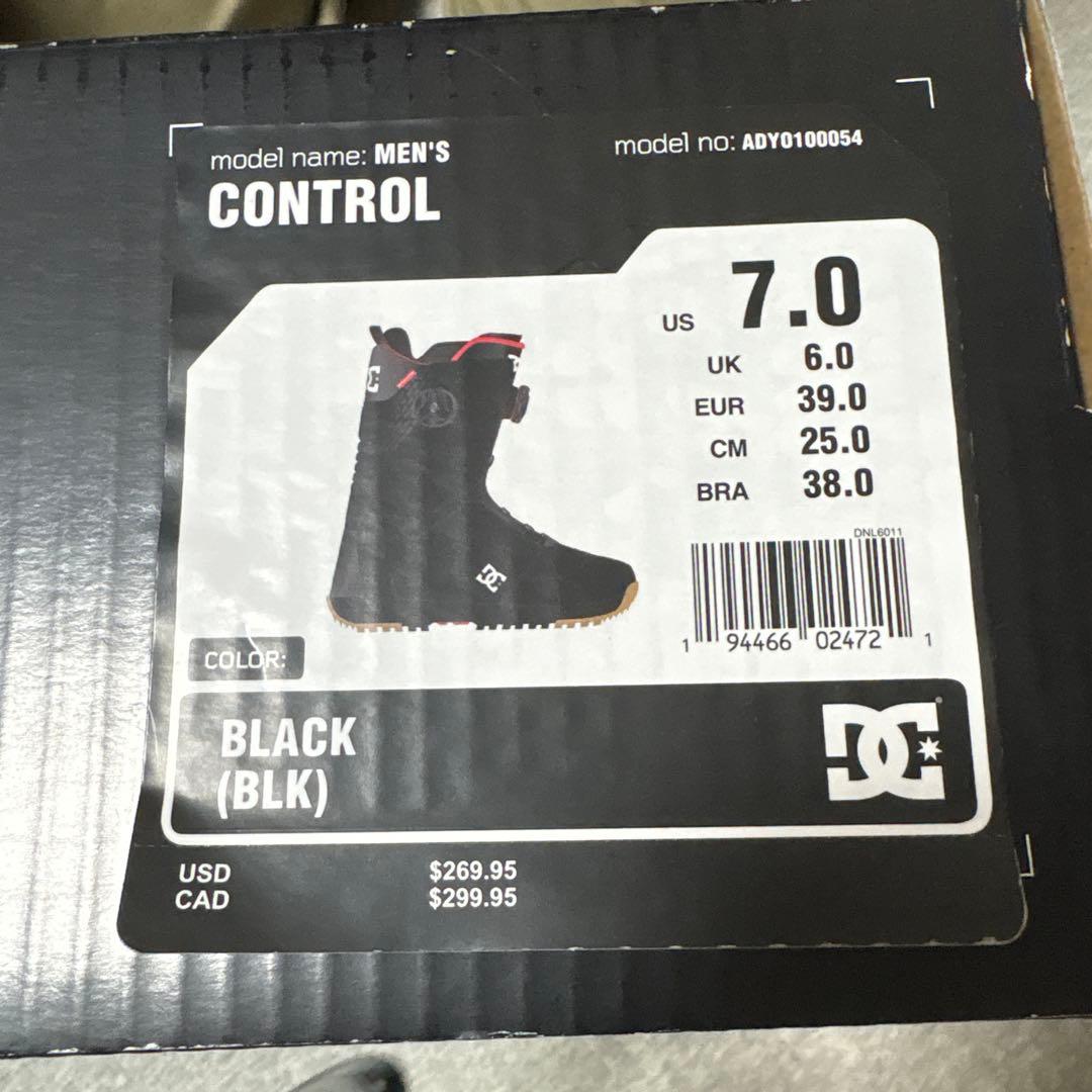 DC BOA スノーボードブーツ ブラック/レッド