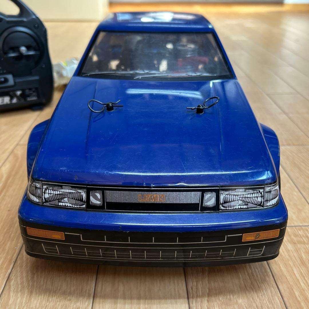 京商エンジンラジコンカー ピュアテン スパイダー 当時物 AE86レビンボディ