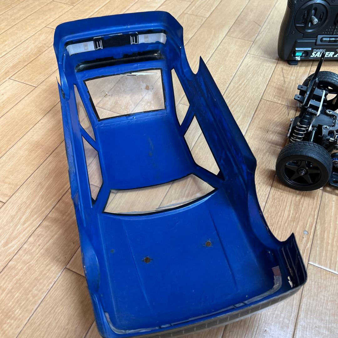 京商エンジンラジコンカー ピュアテン スパイダー 当時物 AE86レビンボディ