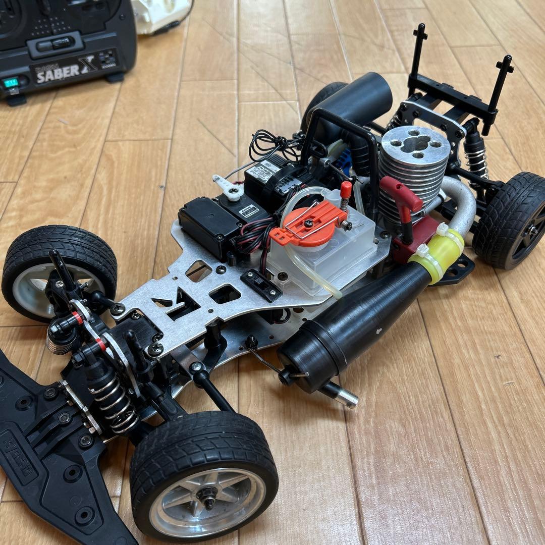 京商エンジンラジコンカー ピュアテン スパイダー 当時物 AE86レビンボディ