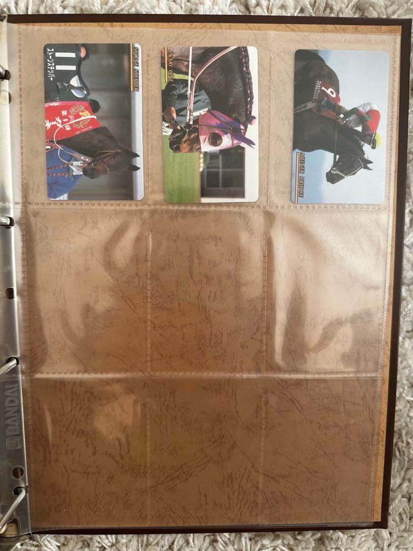 お宝入り！サラブレッドカード　アルバムごと販売