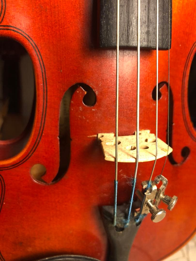 【駒&魂柱調整済】Suzuki分数バイオリンNo220 1/16 1991