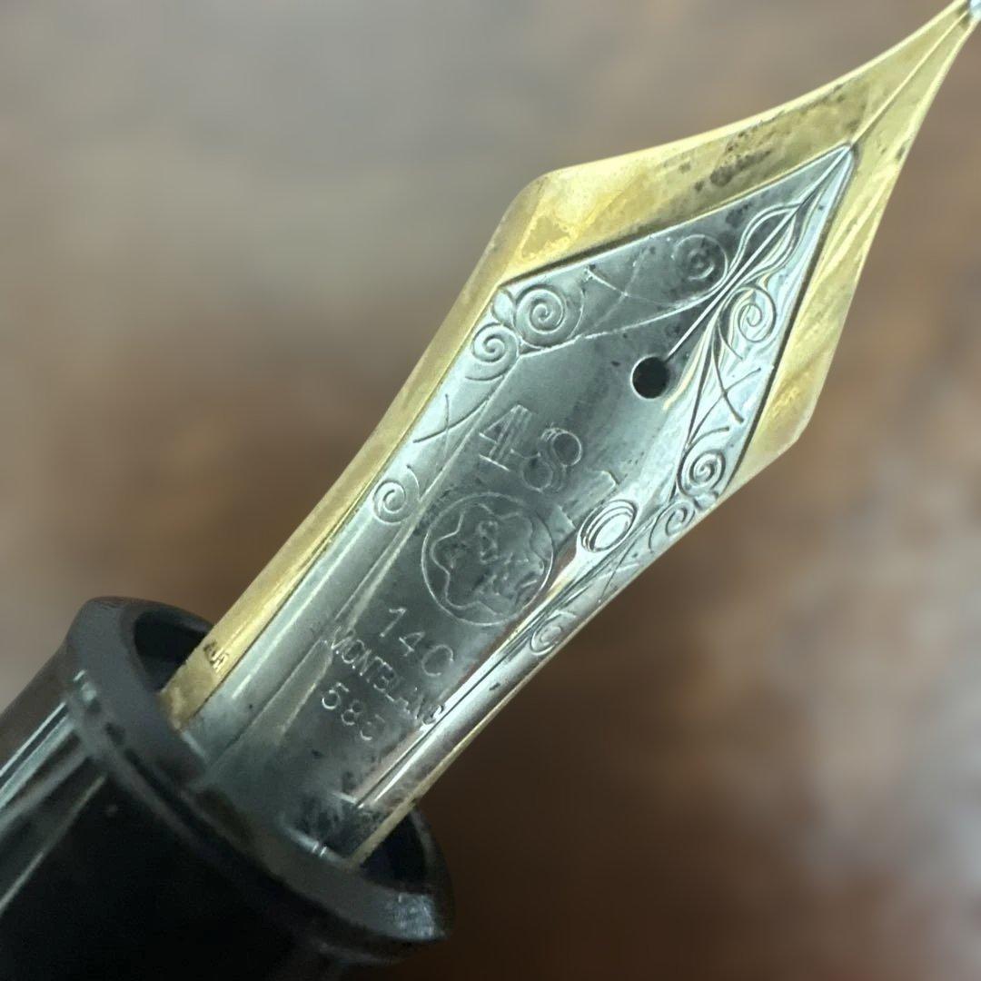 ★良品★モンブラン146 万年筆 14Cニブ インクなし