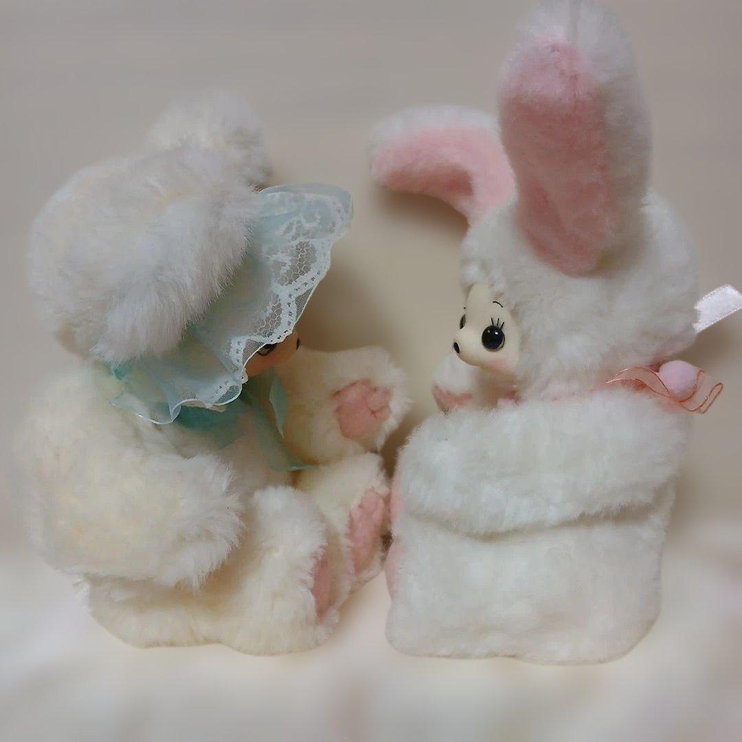 作家様　ウサギとクマぬいぐるみ　2体セット品