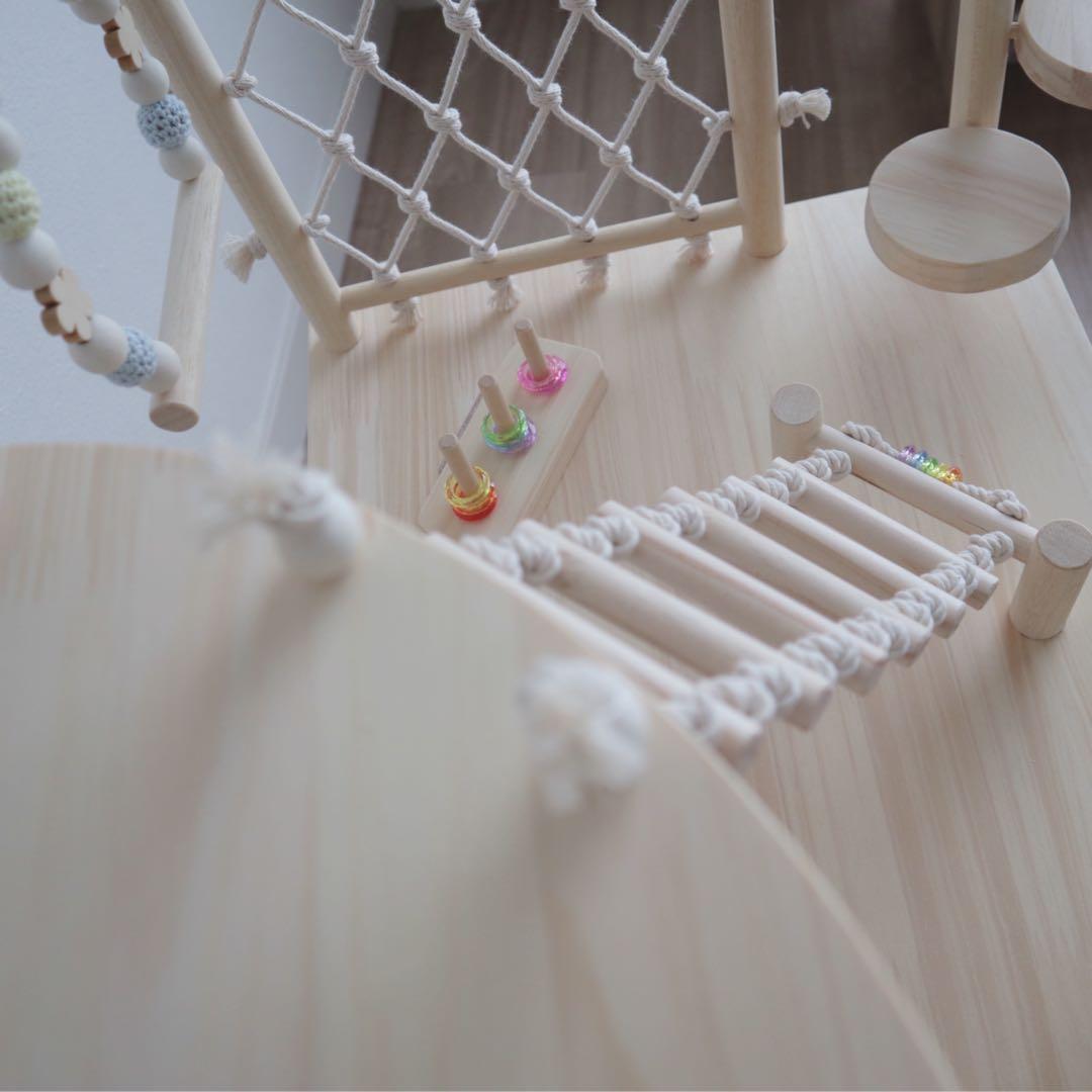 ことりのおおきなあそびば　文脈　インコ　おもちゃ　バードアスレチック　バードトイ