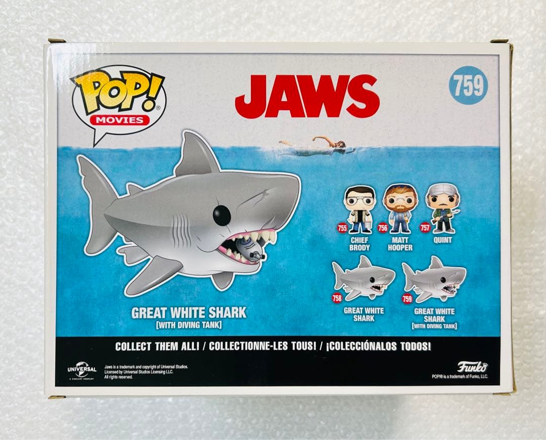 貴重 Funko POP！ ジョーズ フィギュア ボンベ 限定品