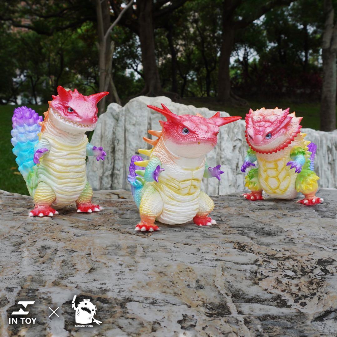 フトアゴ怪獣　綺麗Ver　トカゲ　超獣　モンスター　可動　ソフビ　フィギュア