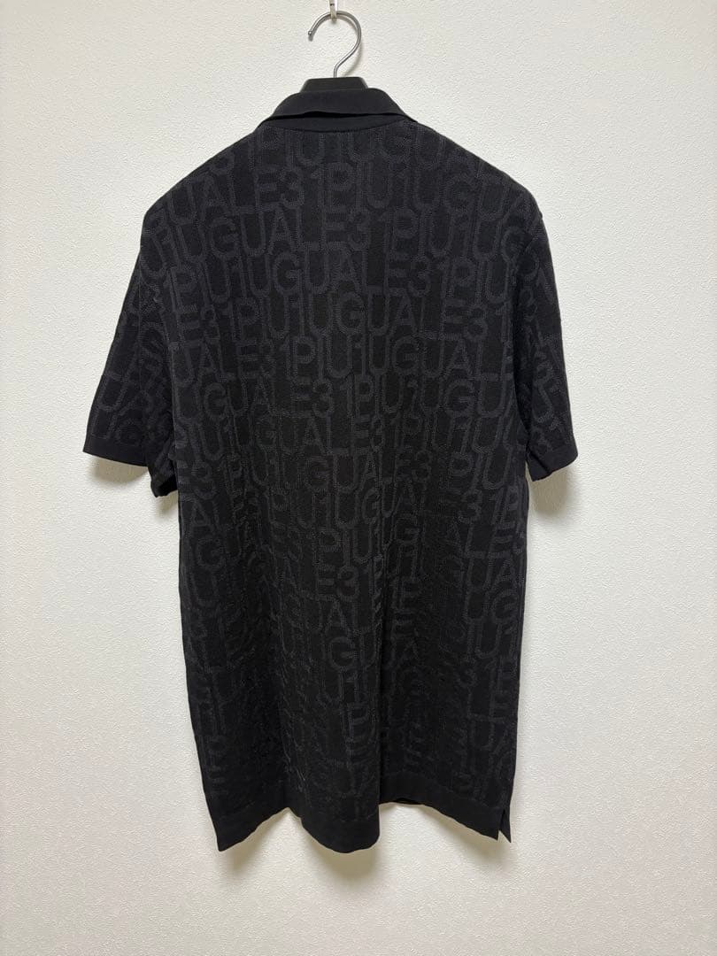 新品1PIU1UGUALE3 GOLF定9.4万24SS半袖ニットセットアップ黒