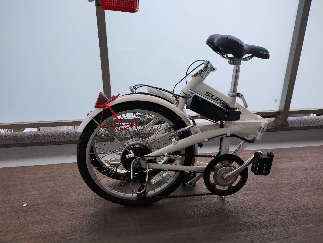 Suisui 電動アシスト自転車 折りたたみ式 シマノ5段ギア 20インチ