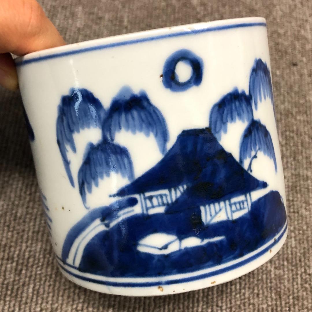 骨董　筆入れ　ペン立て