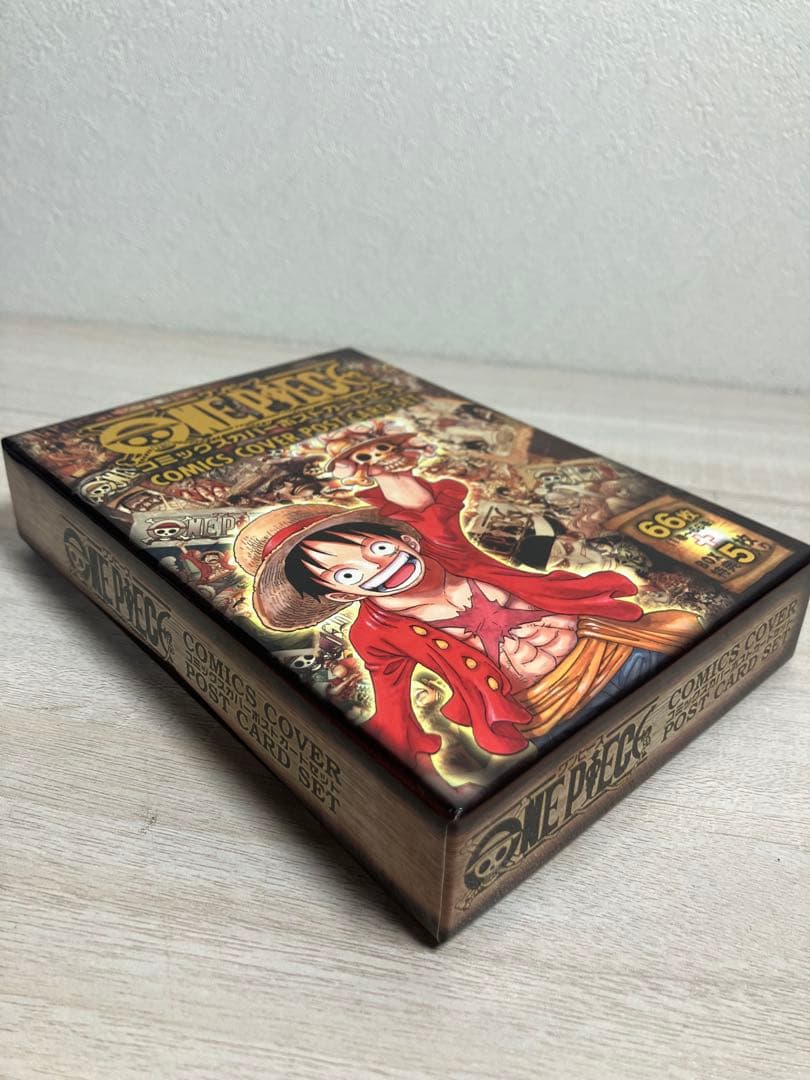 ONE PIECE　コミックスカバーポストカードセット　66枚+BOX特典5枚入
