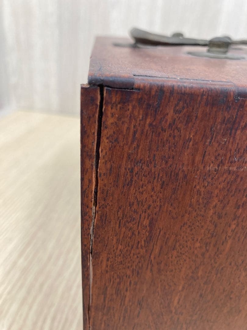 【骨董品】麻雀牌セット 木製収納箱付き