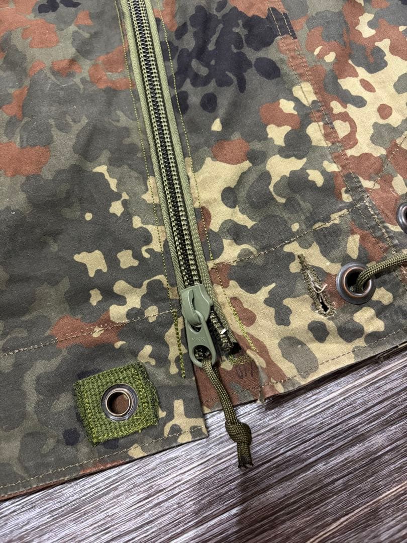 【値下】ドイツ軍 パップテント 軍幕 前面ジッパー加工済／蚊帳・ロープおまけ