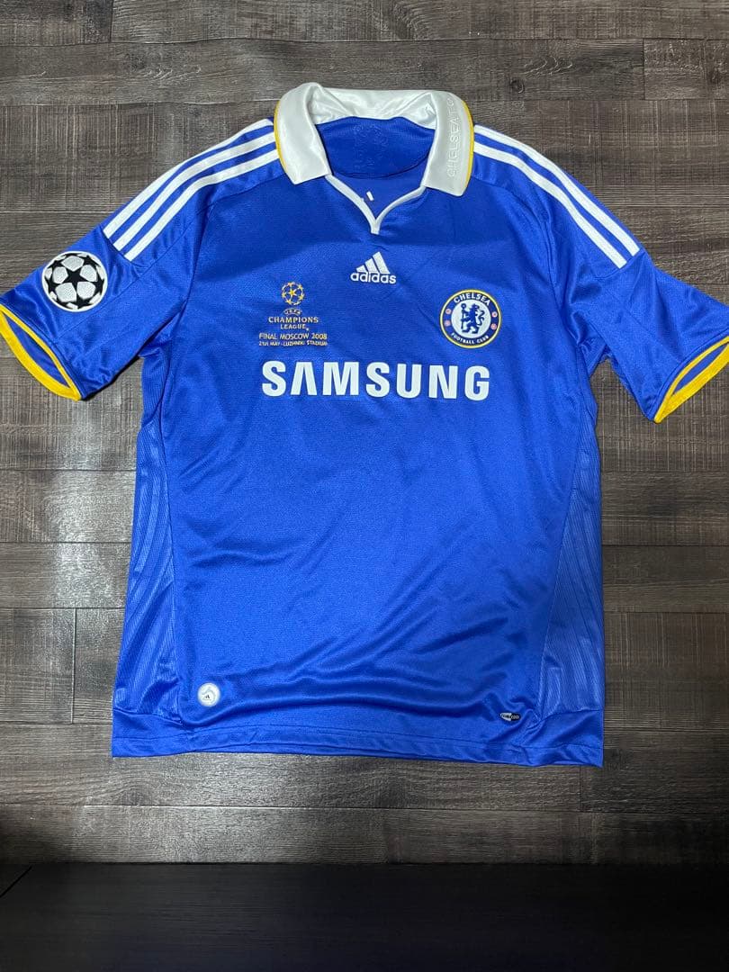 チェルシー　ランパード　ユニフォーム 07-08 UEFA CL決勝刺繍入り
