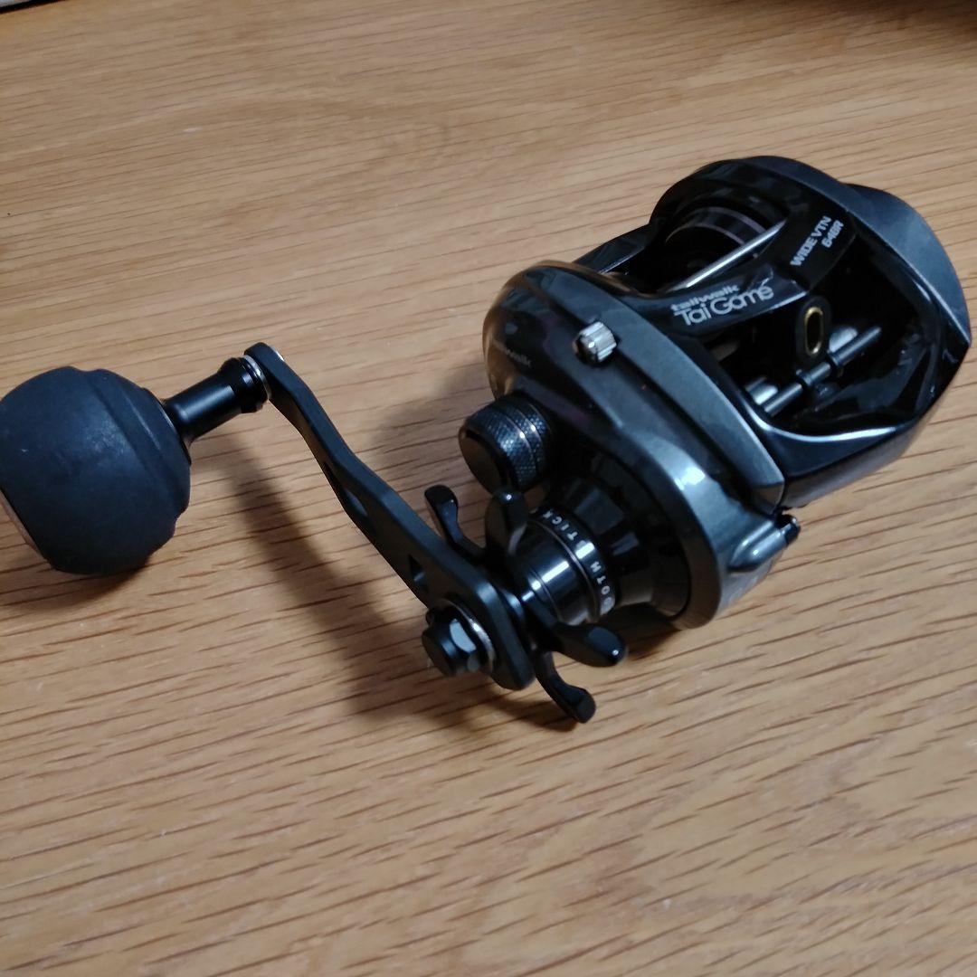 美品 tailwalk Tai Game WIDE 64BR ベイトリール