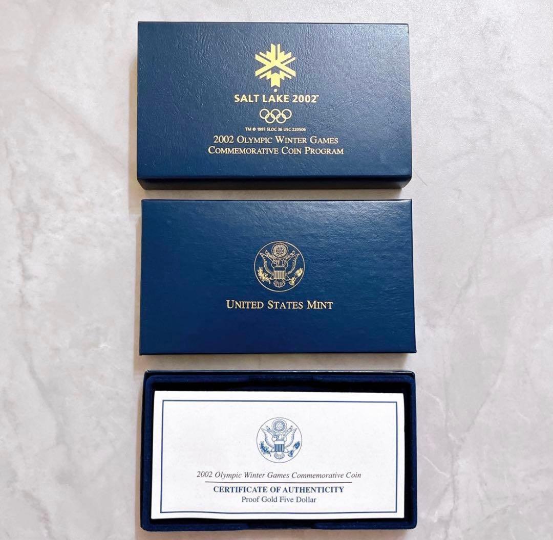 ソルトレイクオリンピック　記念ゴールド