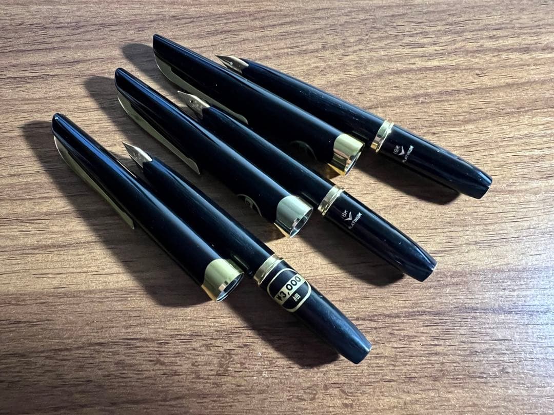 プラチナ　万年筆　18k