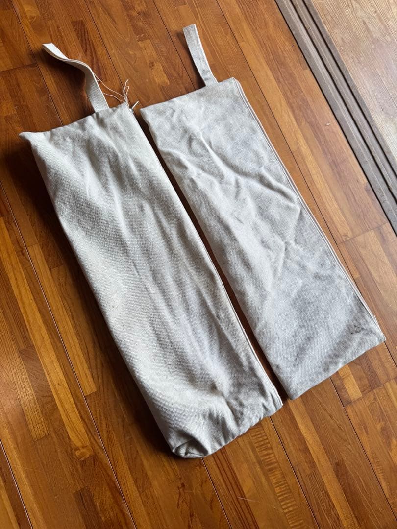 キャンプオンパレード　コンダクターズチェア2脚セット　帆布シート　収納袋付き