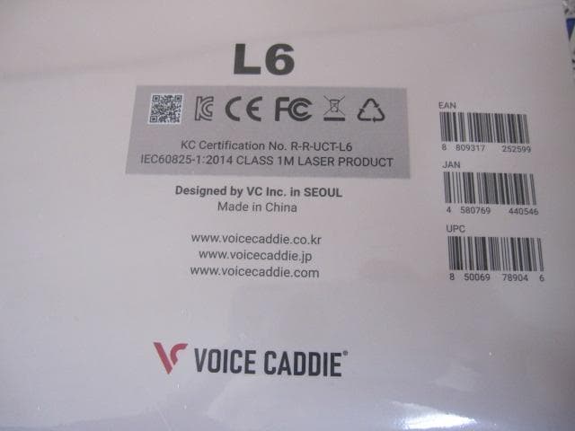 新品 Voice Caddie ボイスキャディ L6 レーザー距離計 日本未発売