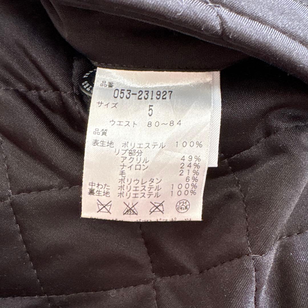 パーリーゲイツ 中綿キルティング　防寒ジョガーパンツ 冬ゴルフ 濃紺 5