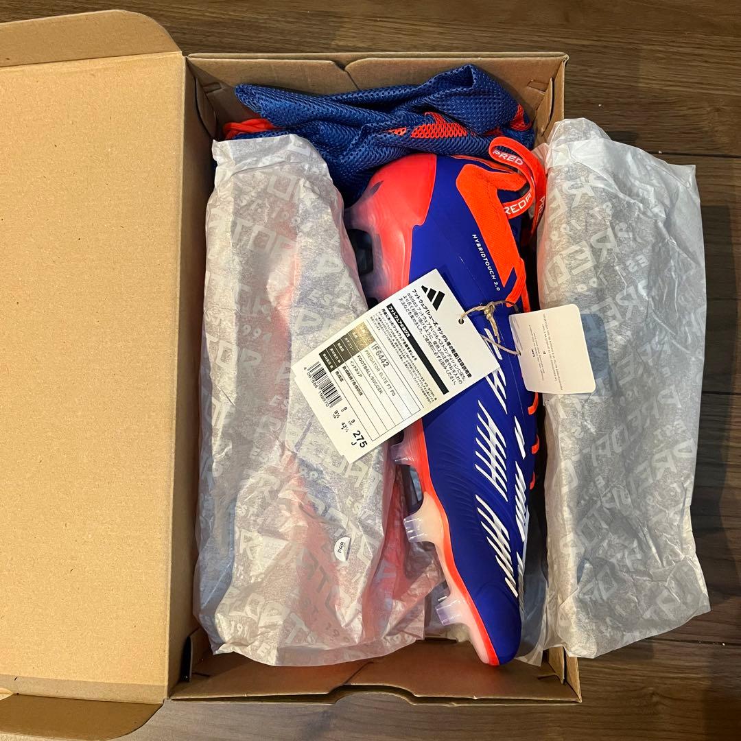 【27.5cm】プレデター エリート FT FG / 天然芝用 ジャパンブルー