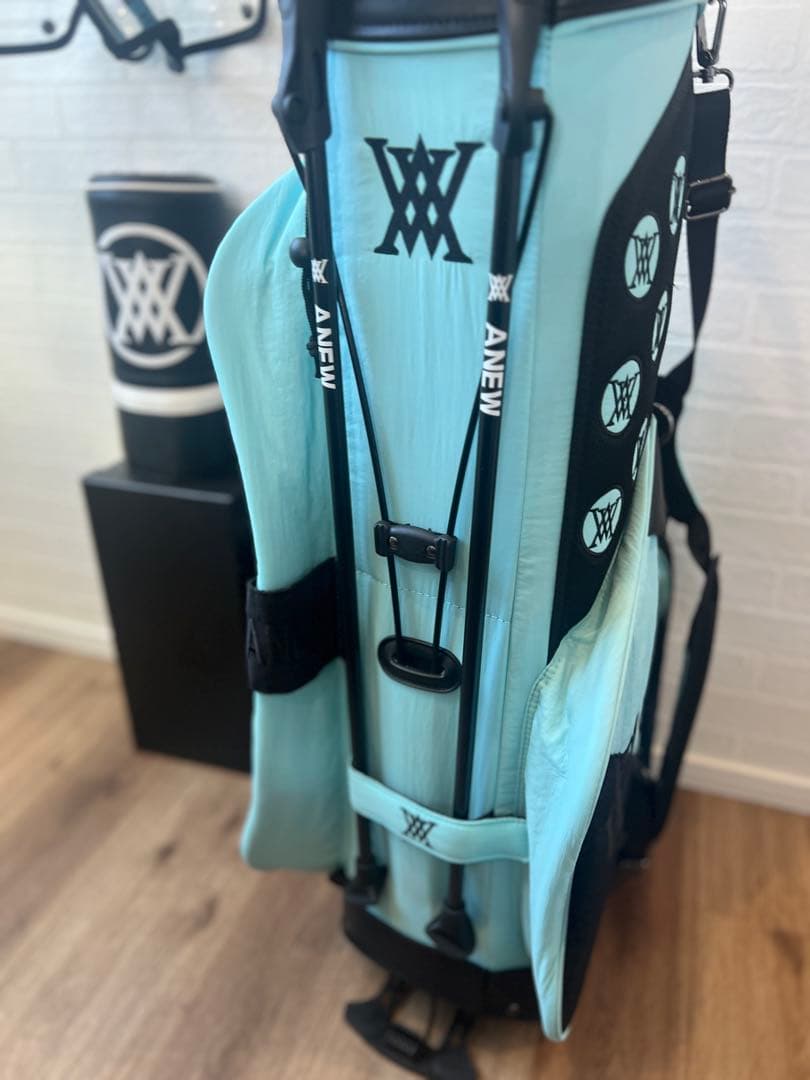 【極美品】 ANEW GOLF ゴルフバッグ & へットカバー セット