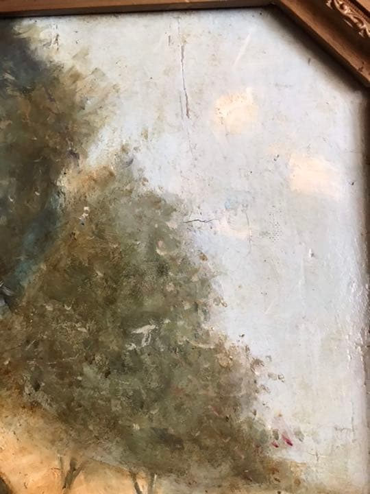 ポール=デジレ・トゥルイユベール油彩板画19世紀