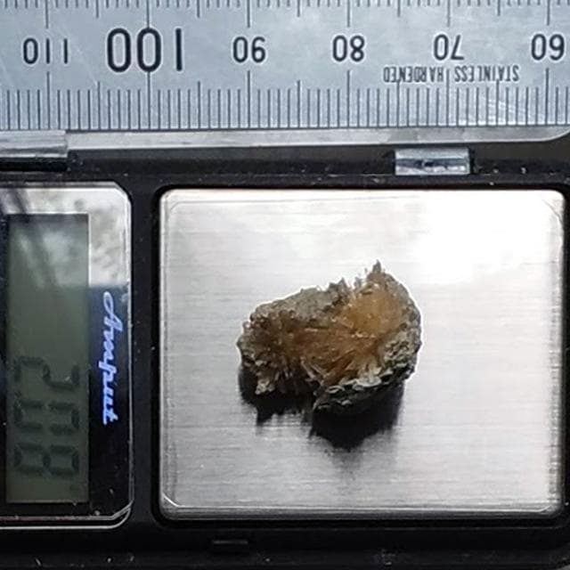 2.08g　アラゴナイト　ウニゴナイト親子(仮称)　霰石