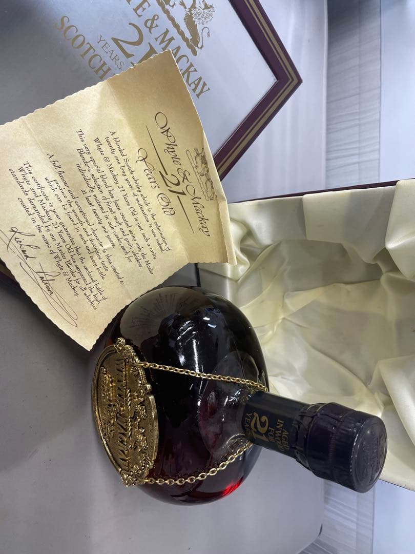 未開栓　WHYTE&MACKAY 21YEARS OLD 21年
