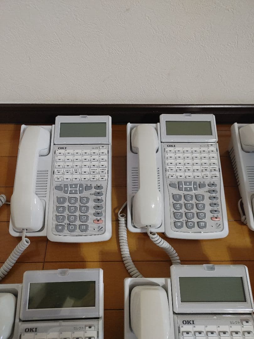 OKI IP電話機 MKT/IP-30DKWHF-V2 7台セット