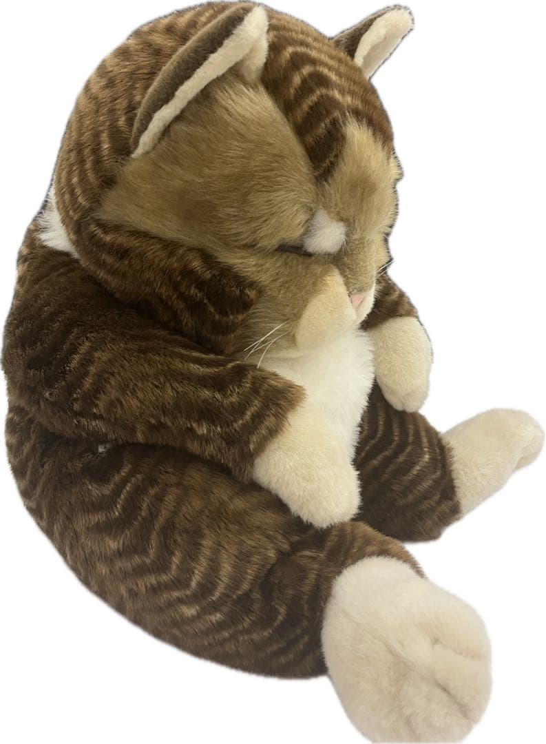 ジョリーマンマ 眠り猫 大きなぬいぐるみ レトロ