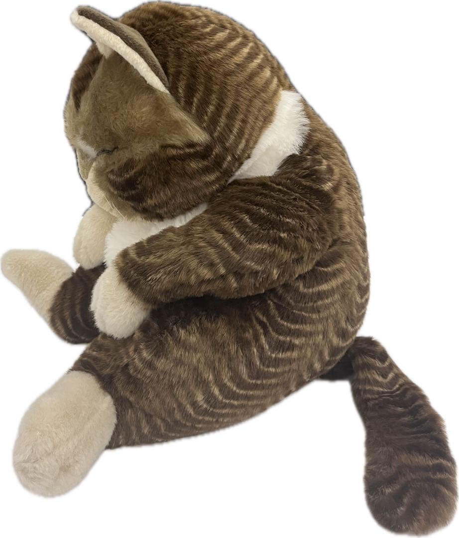 ジョリーマンマ 眠り猫 大きなぬいぐるみ レトロ