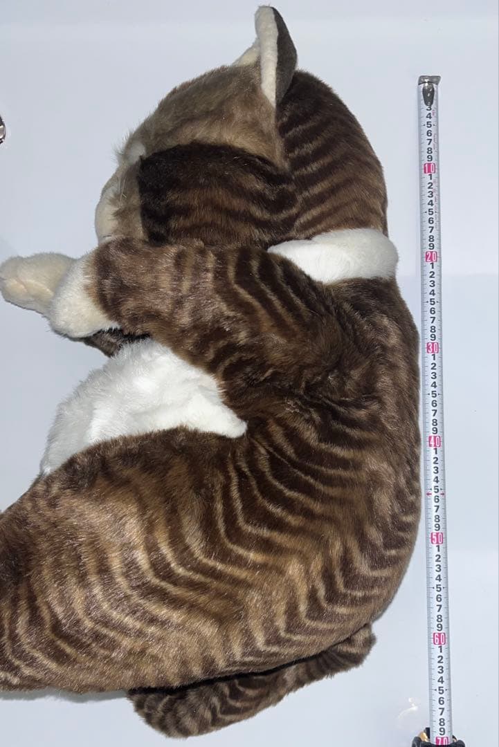 ジョリーマンマ 眠り猫 大きなぬいぐるみ レトロ