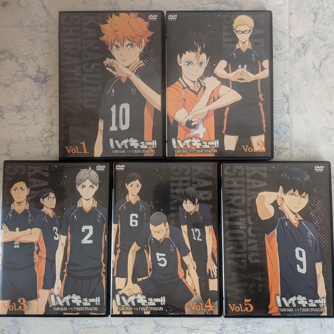 DVD　ハイキュー‼︎ 1期、2期、3期、4期　劇場版　全36巻　新品ケース付