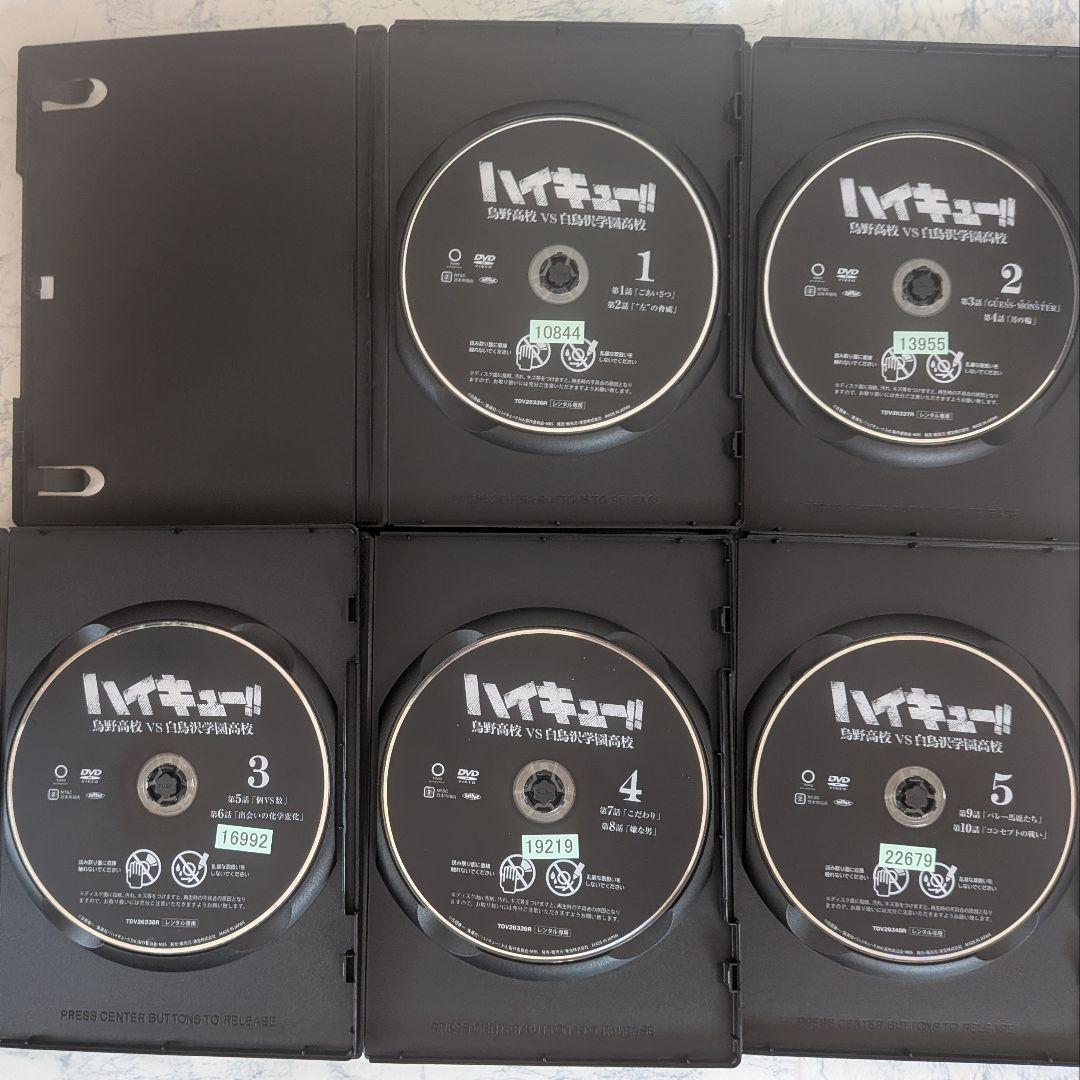DVD　ハイキュー‼︎ 1期、2期、3期、4期　劇場版　全36巻　新品ケース付