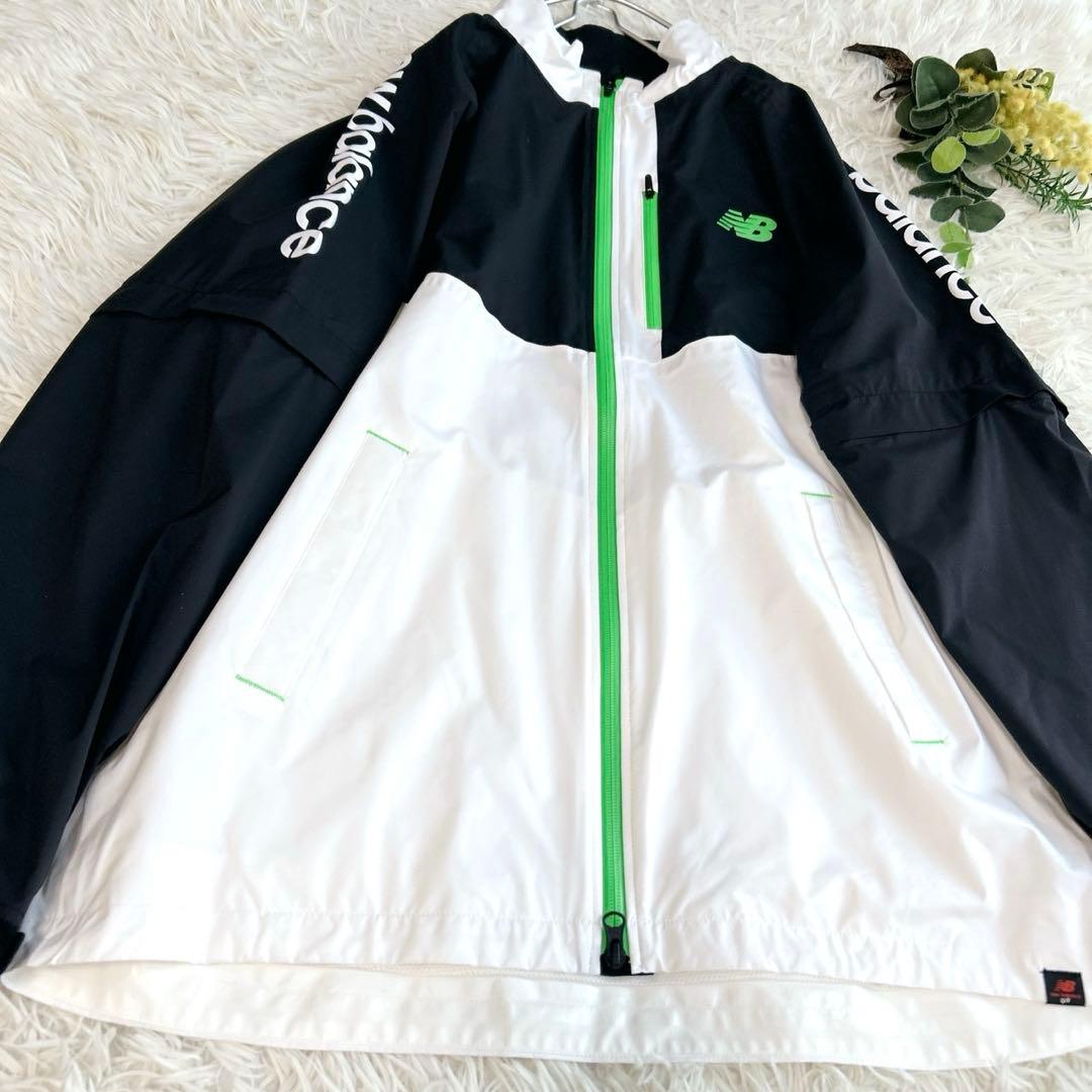 極美品✨ニューバランス ゴルフ 2way レインウェア セットアップ　XL