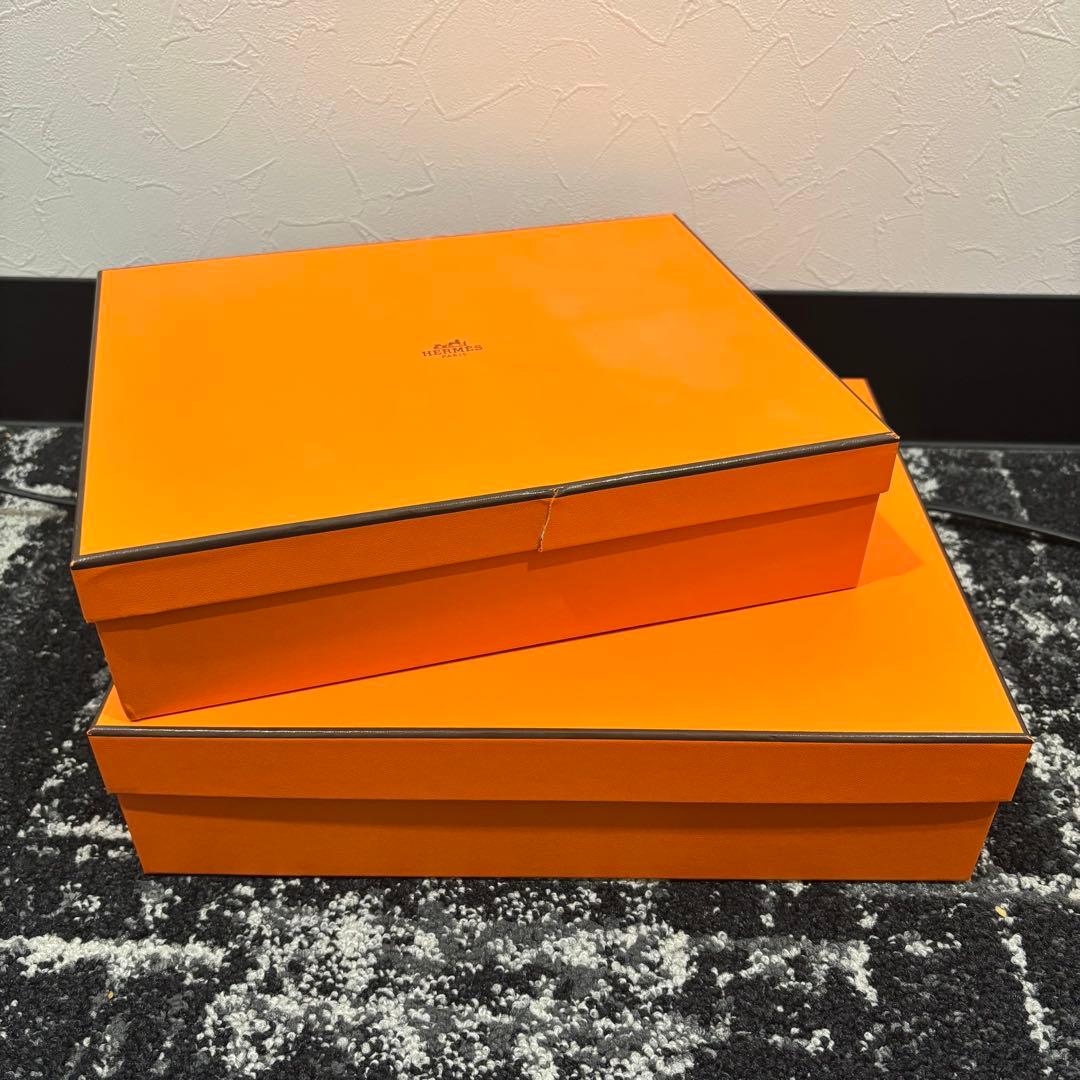 34 HERMES　エルメス　オレンジ　空箱　長方形　5個セット