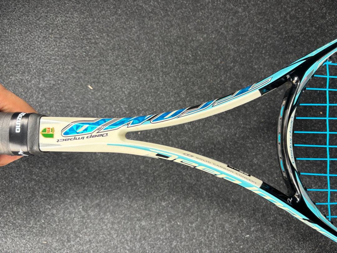 大特価　ミズノ　ソフトテニスラケットDeepImpact TComp前衛用