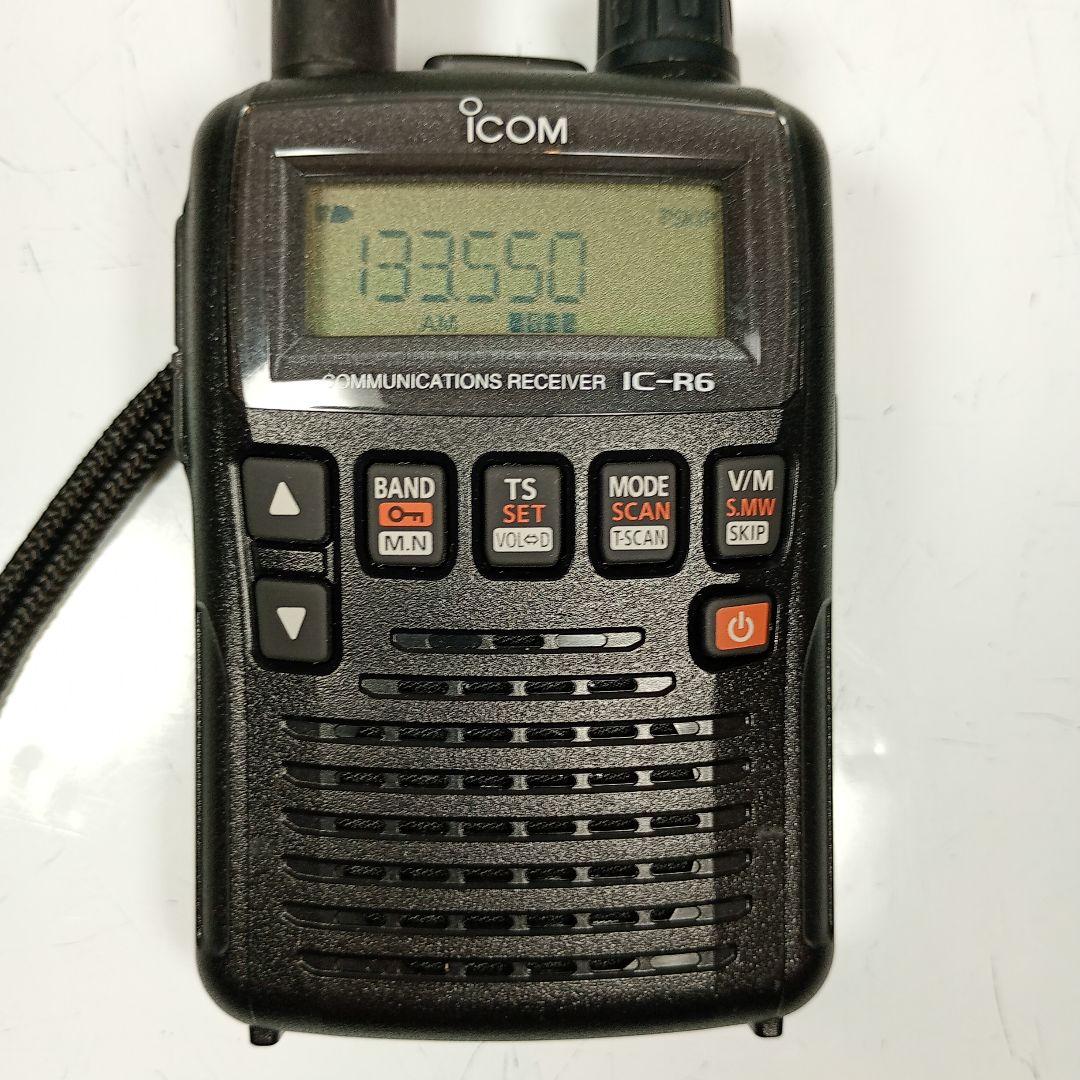 ICOM　広帯域受信機　IC-R6　動作品。 画像の付属品とセットです