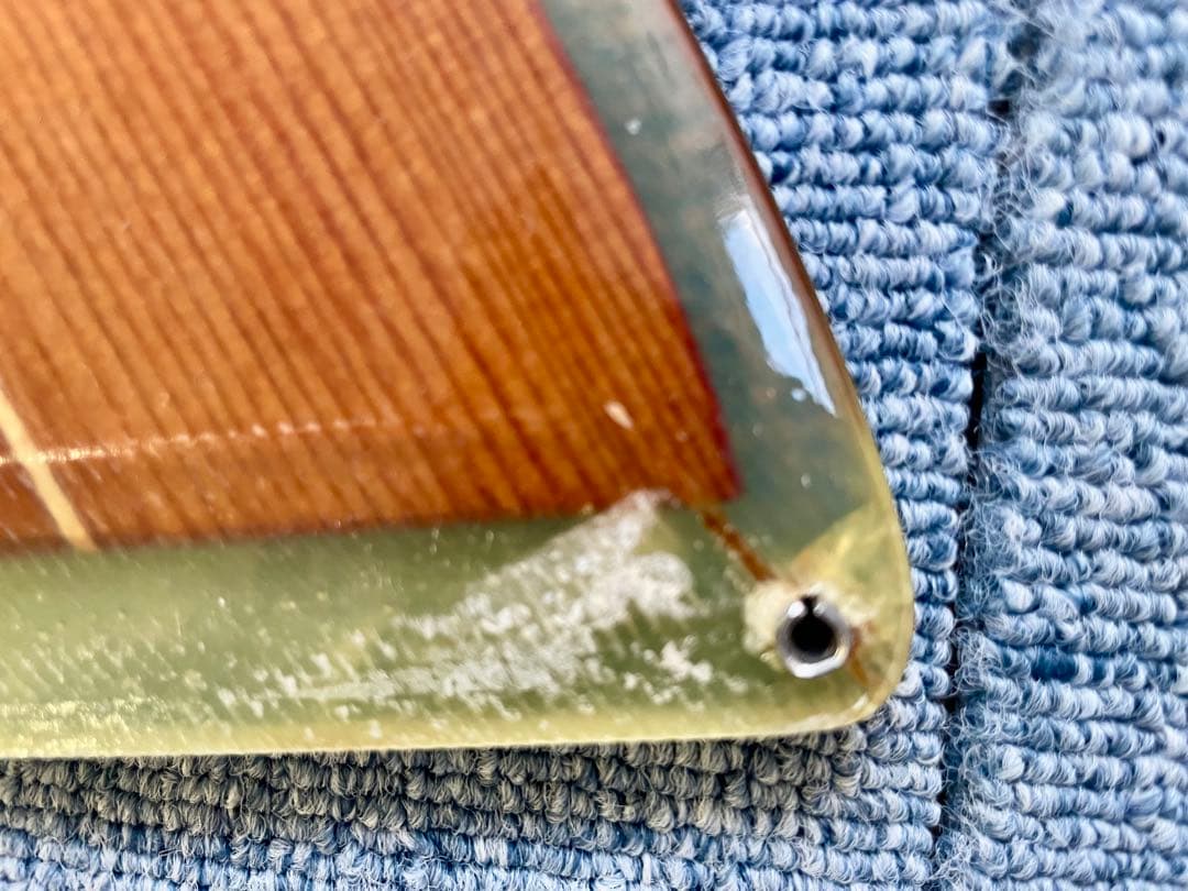 ロングボード ベージュ フィン付き　送料込み