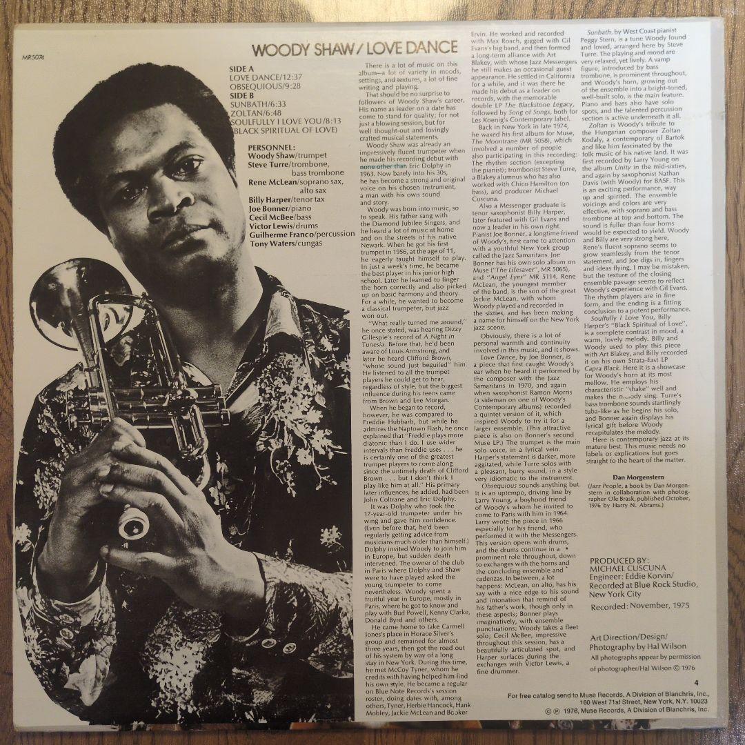洋楽 Woody Shaw/Love Dance LP orig
