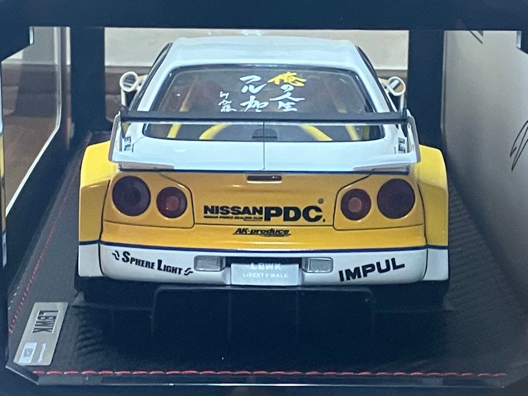 イグニッションモデル　1/18 WEB限定　LB ER34 スーパーシルエット