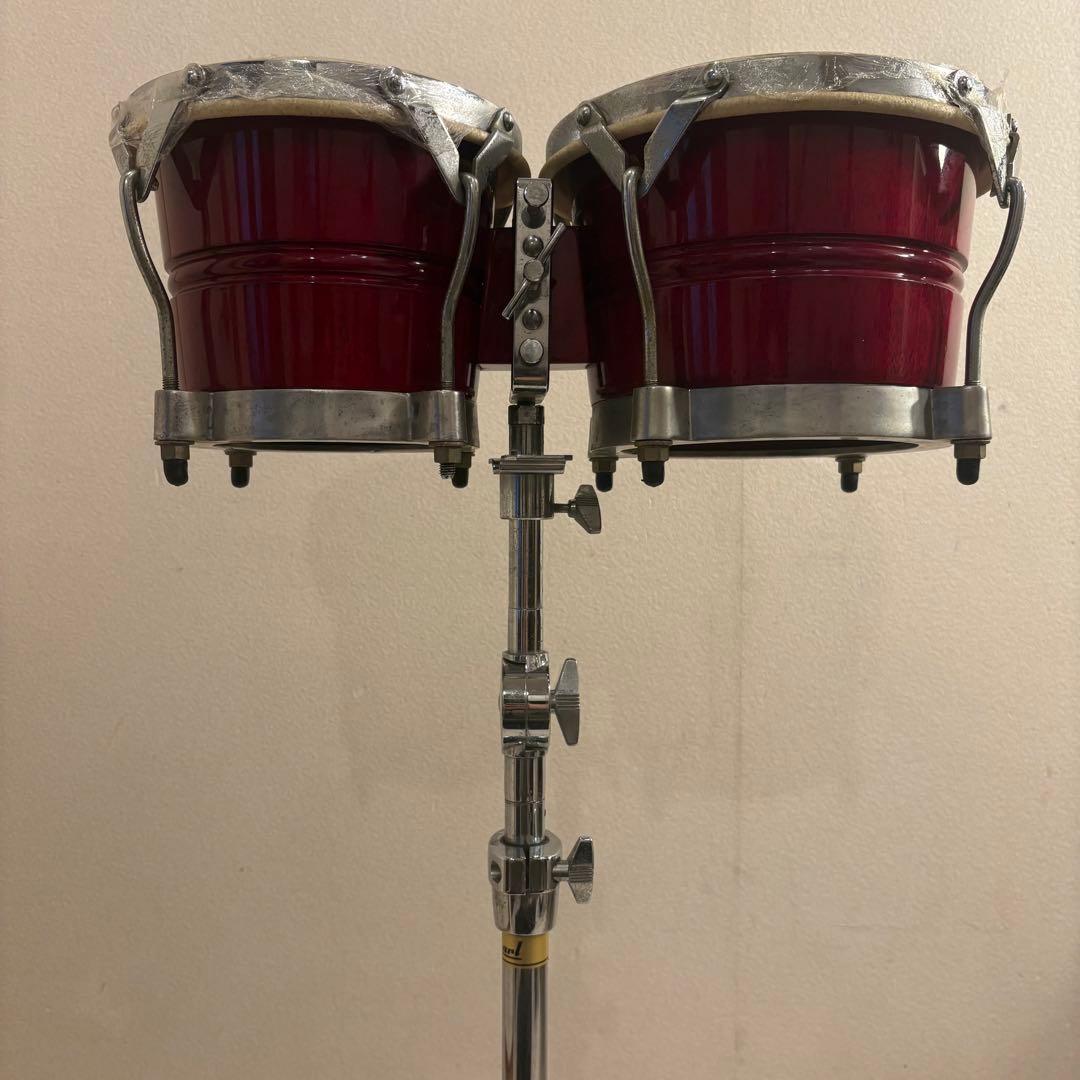 【スタンド付】Pearl パール ボンゴ プロフェッショナル パーカッション