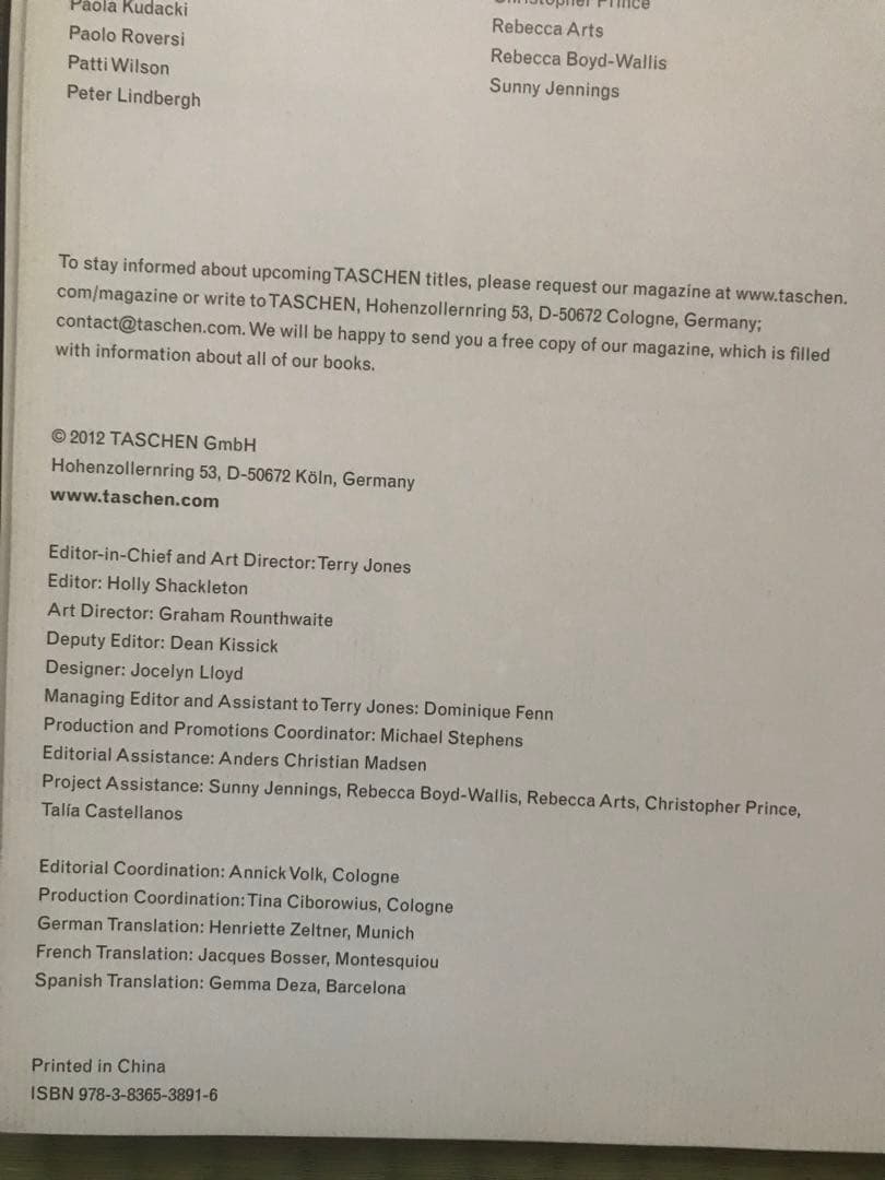 コムデギャルソン写真集『Rei Kawakubo』’13年刊大型本ハードカバー