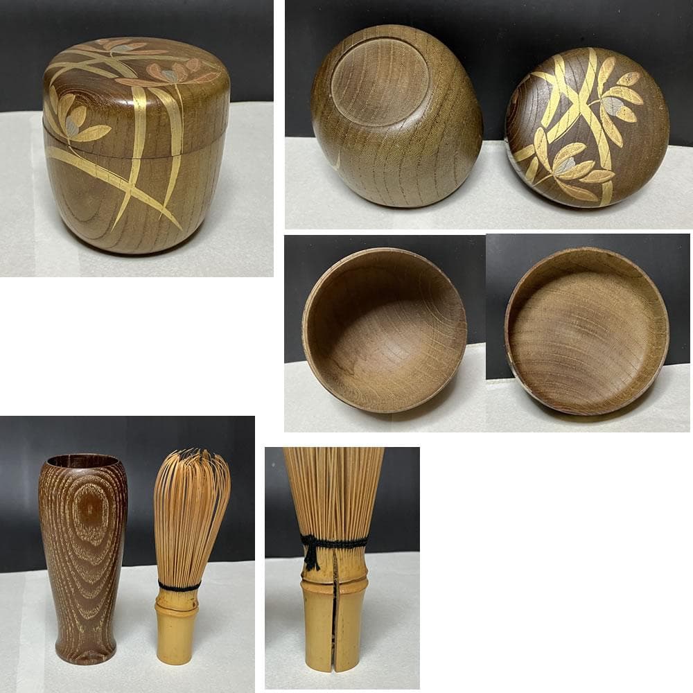 桑 茶箱 利休茶箱 野点 抹茶碗 棗 器据 他 茶道具 【k3606】