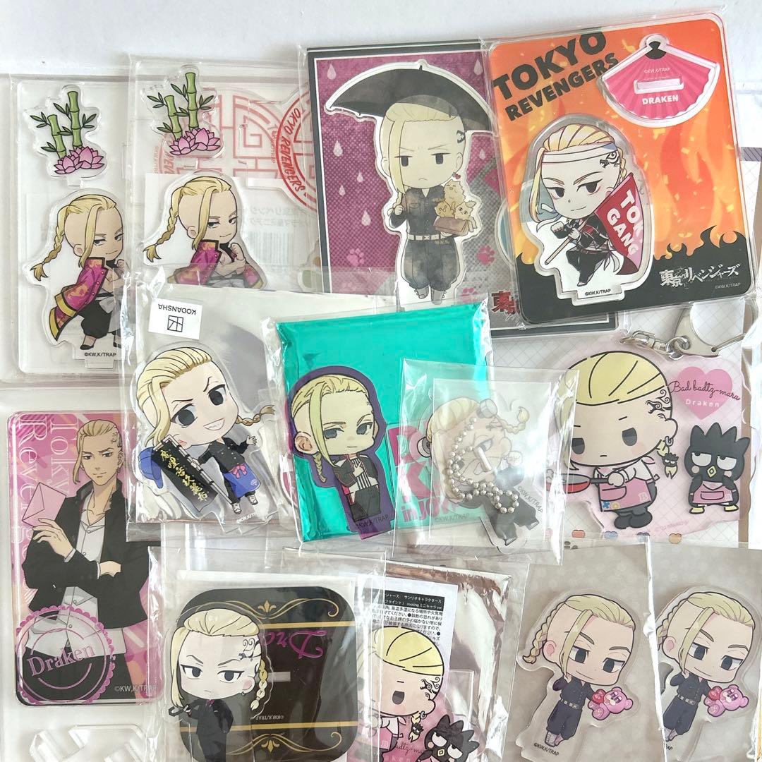 龍宮寺堅 東京リベンジャーズ 缶バッジ まとめ売り アクスタ 特典 カード