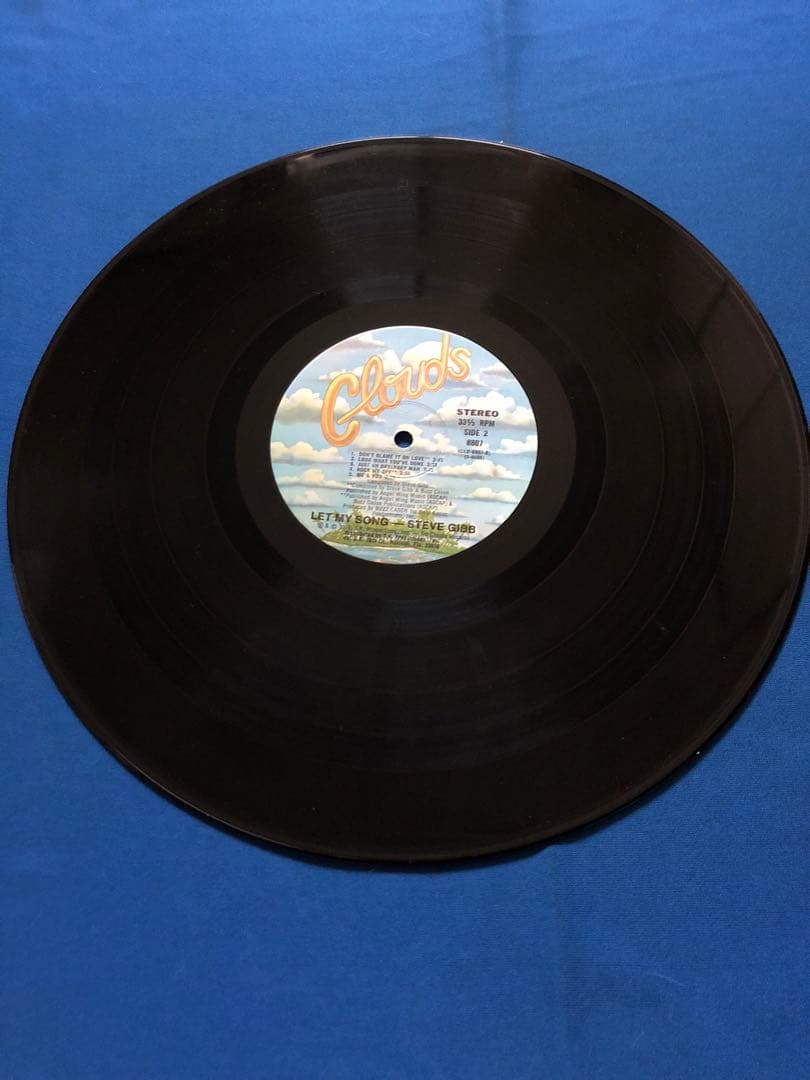 LPレコード♢スティーブ・ギブ♢CLOUD8807♢うg4922w43