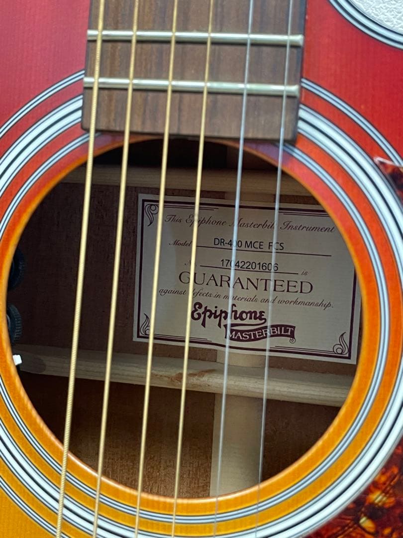 Epiphone Masterbilt DR400MCE オール単板　ケース付き