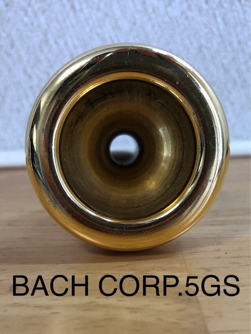Bach Corp.トロンボーン マウスピース細管用　5GS GP