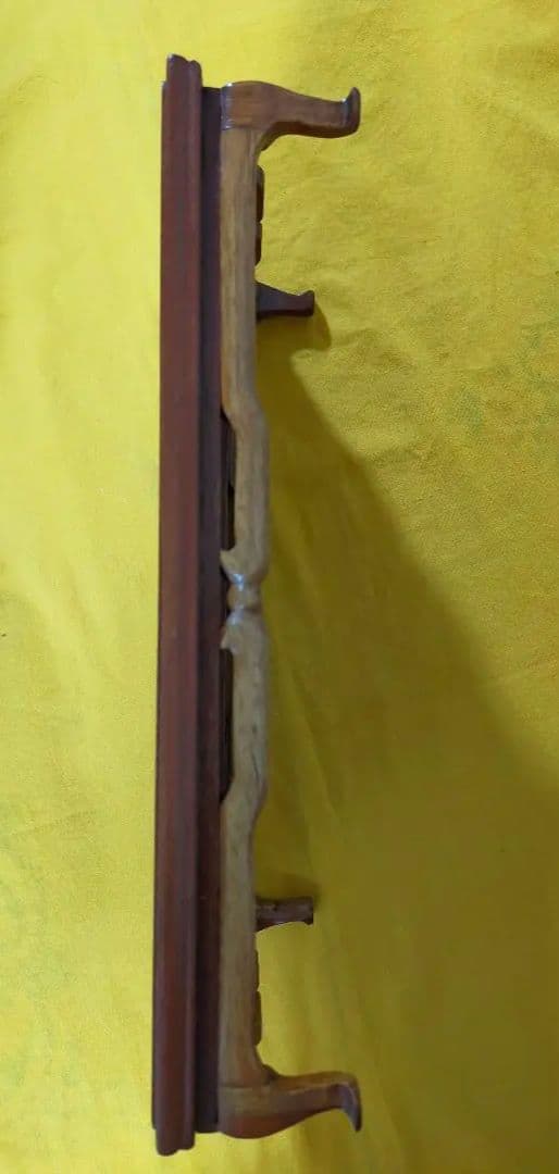 ♥特価セール中!　中国伝統工芸美術　天然唐木材　長方形花台